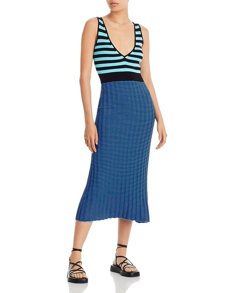 Proenza Schouler White Label Slinky Stripe Tank Dress Product Image