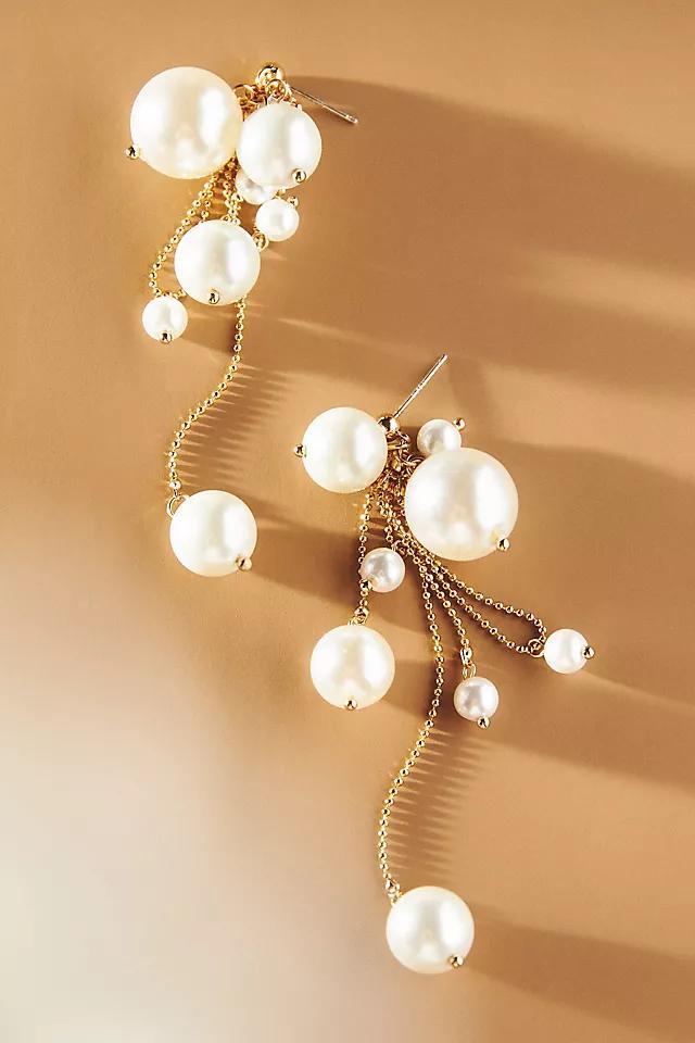 Pearl Cluster Drop Earrings product image