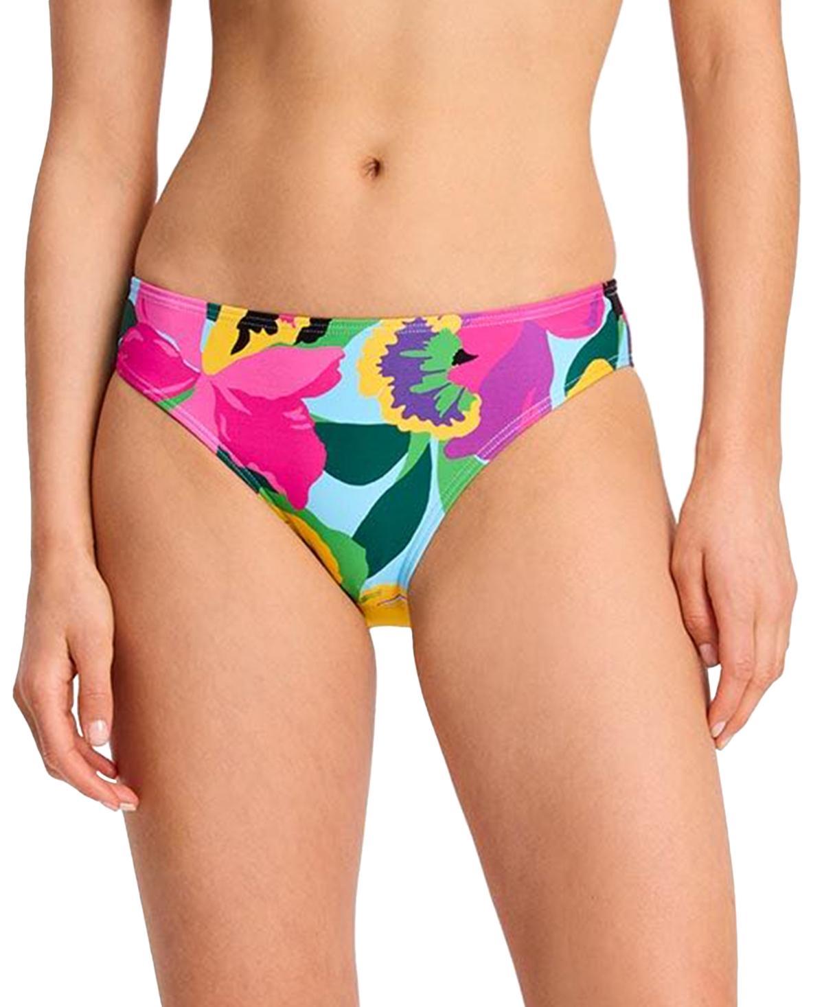 kate spade new york Womens Printed Hipster Bikini Bottoms Product Image