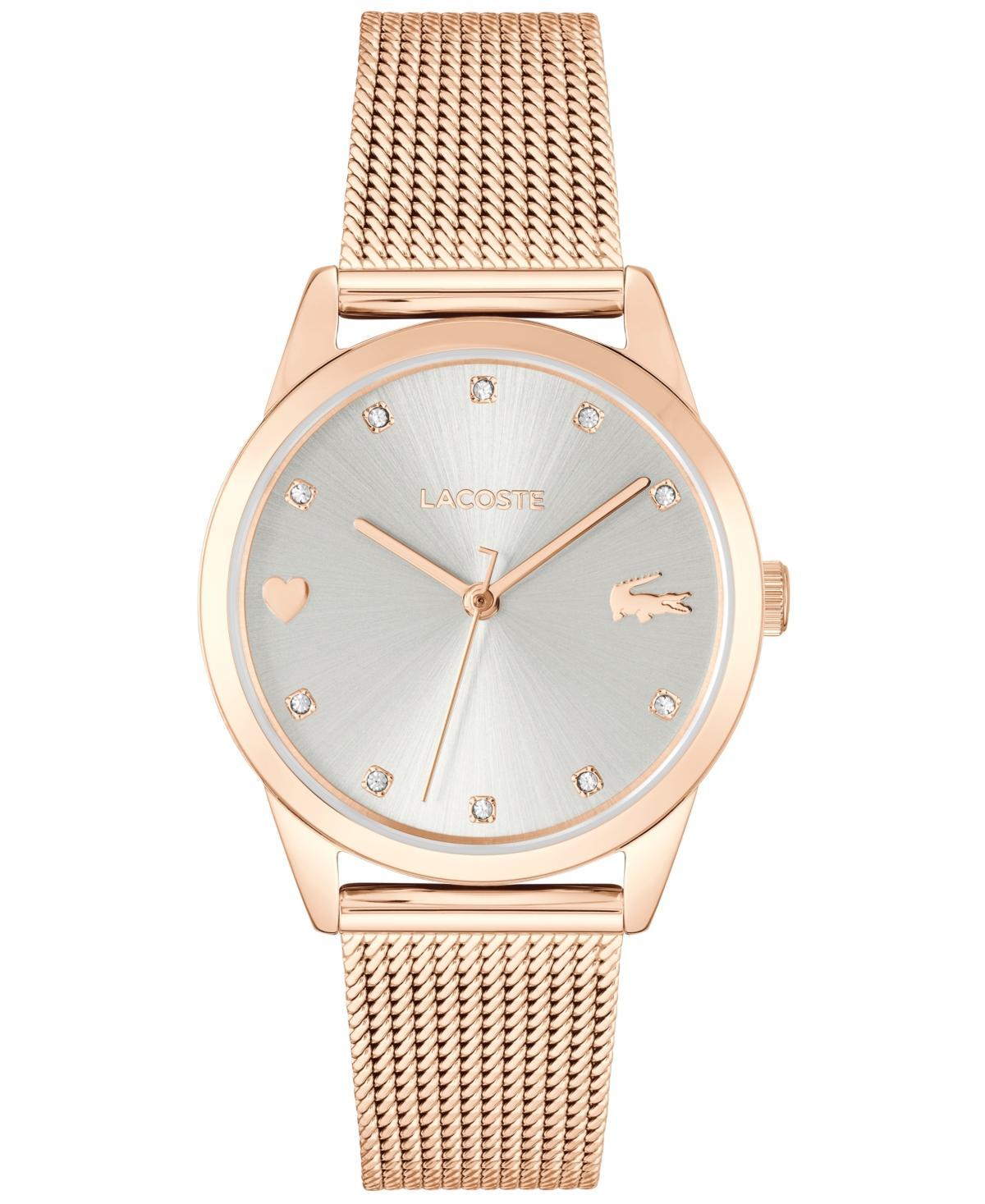 Lacoste Womens Stargaze Carnation Gold Ion Plated Mesh Bracelet Watch 30mm Product Image