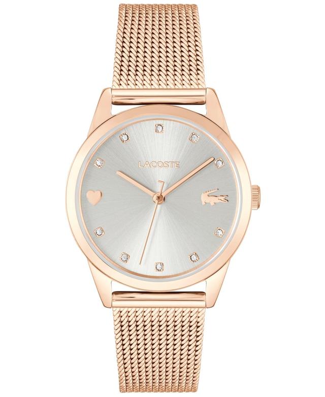 Lacoste Womens Stargaze Carnation Gold Ion Plated Mesh Bracelet Watch 30mm Product Image