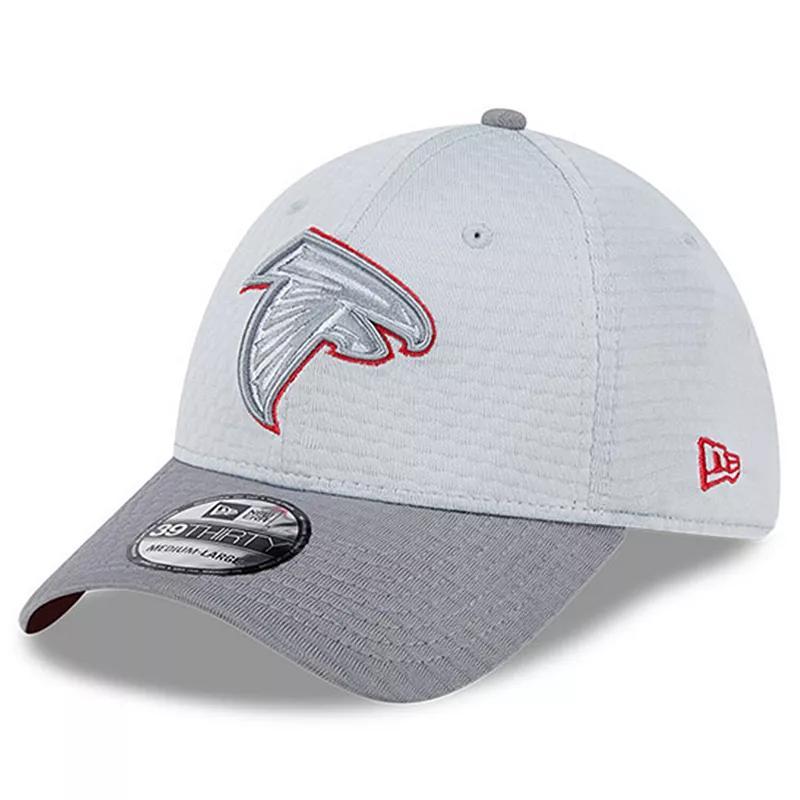 Mens New Era Gray Atlanta Falcons 2024 NFL Training Camp 39THIRTY Flex Hat Product Image