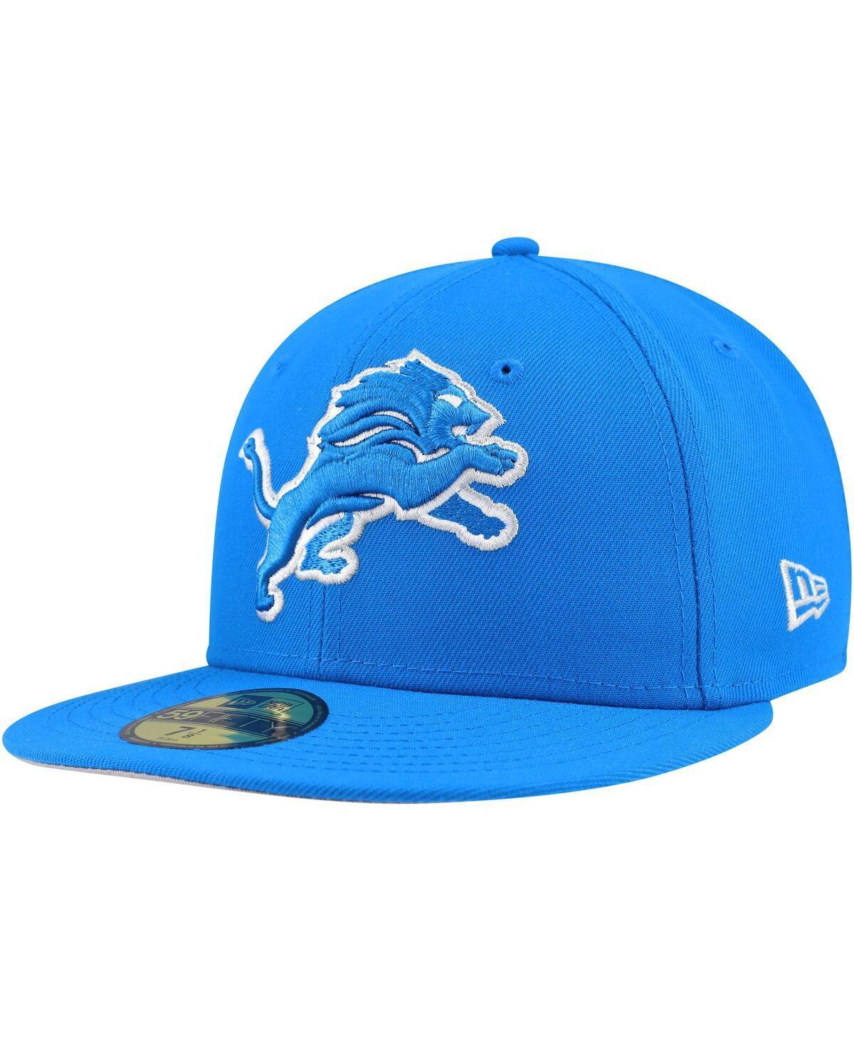 Mens New Era Detroit Lions Team Basic 59FIFTY Fitted Hat Product Image