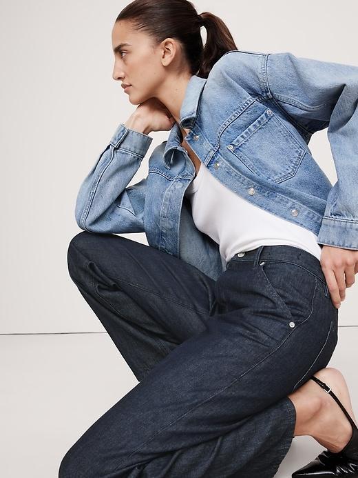 The Slouchy Straight Jean Product Image