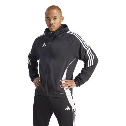 adidas Mens adidas Tiro 24 Windbreaker - Mens White/Black Product Image