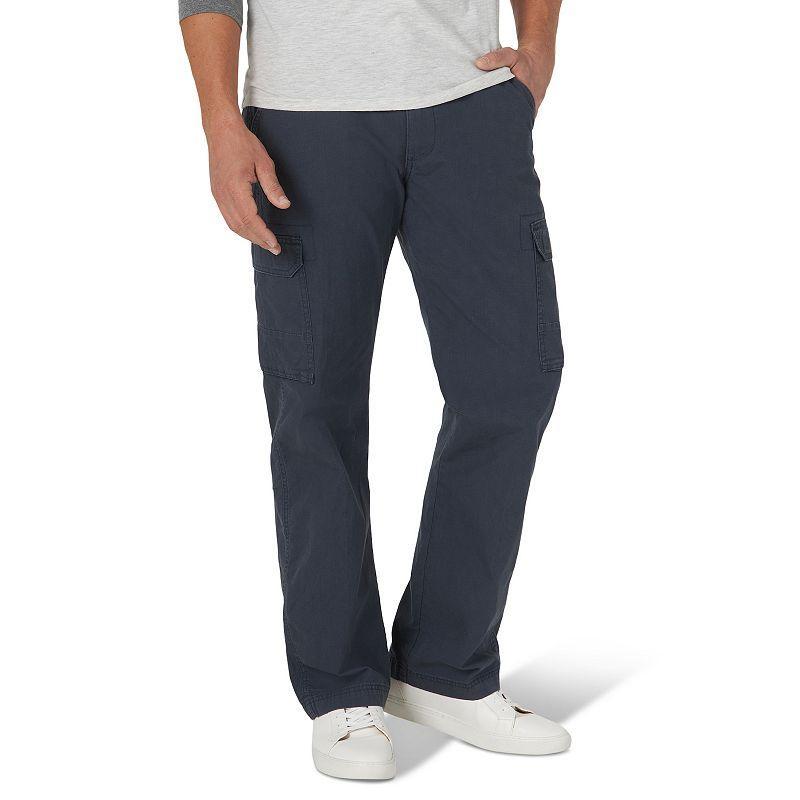 Big & Tall Wrangler Relaxed-Fit Ripstop Cargo Pants, Mens Blue Product Image