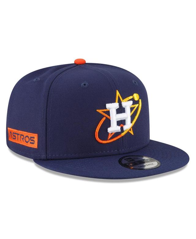 Mens New Era Houston Astros 2022 City Connect 9FIFTY Snapback Adjustable Hat, Blue Product Image