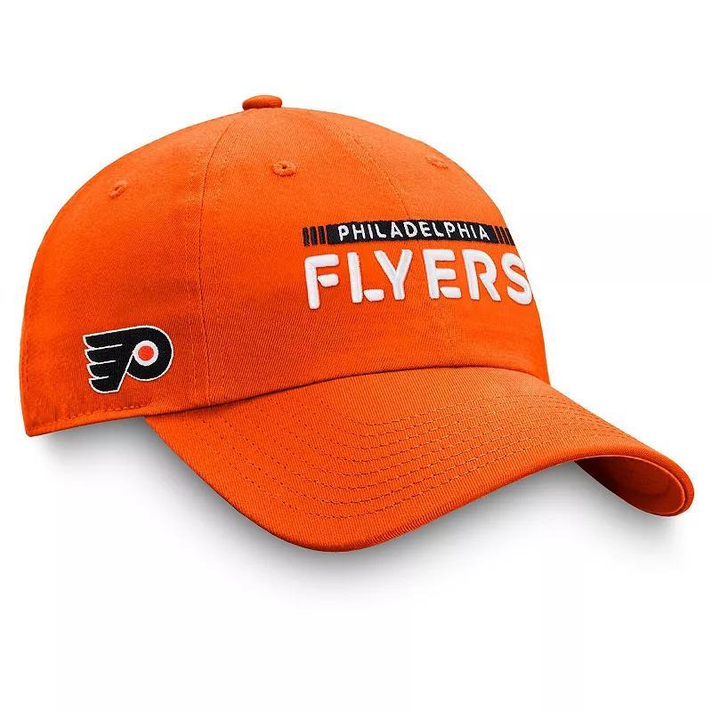 Mens Fanatics Orange Philadelphia Flyers Authentic Pro Rink Adjustable Hat Product Image