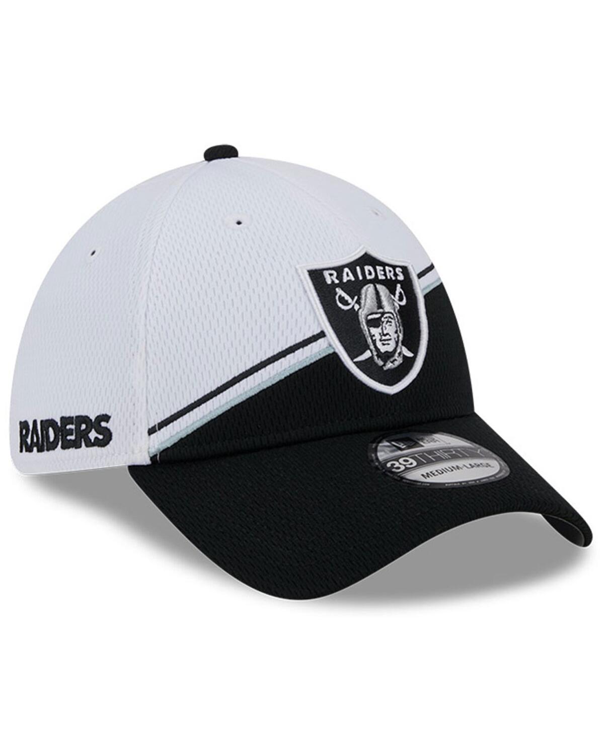 Mens New Era White Las Vegas Raiders 2023 Sideline 39THIRTY Flex Hat - White Product Image