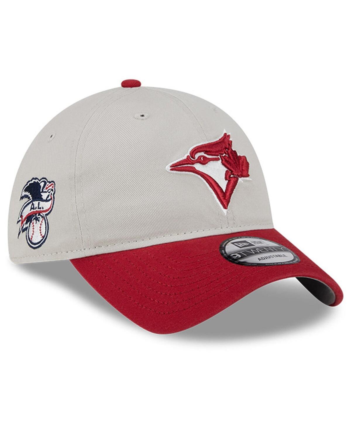 Mens New Era Khaki/Red Toronto Blue Jays 2024 Fourth of July 9TWENTY Adjustable Hat Product Image