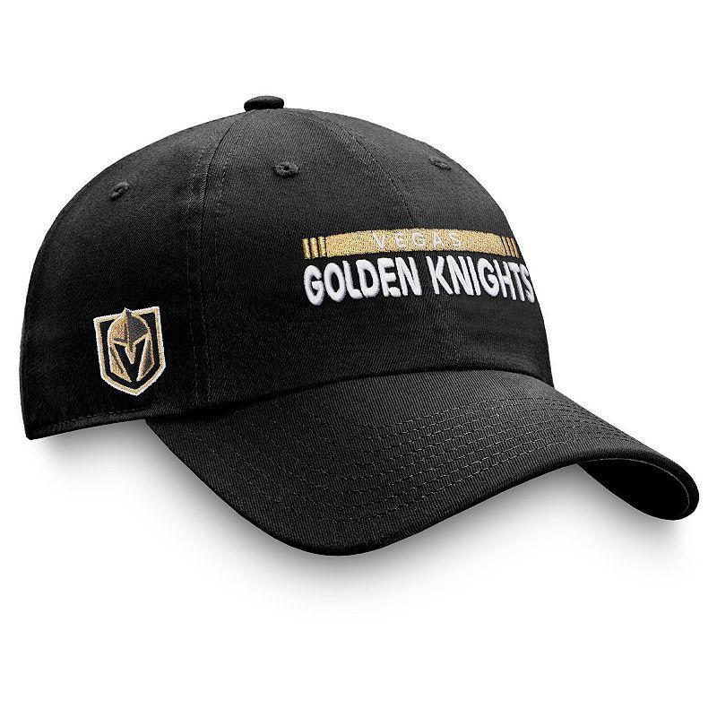 Mens Fanatics Branded Black Vegas Golden Knights Authentic Pro Rink Adjustable Hat Product Image