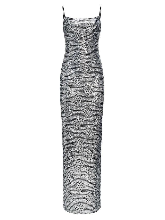 Womens Reine Deco Sequin Gown Product Image