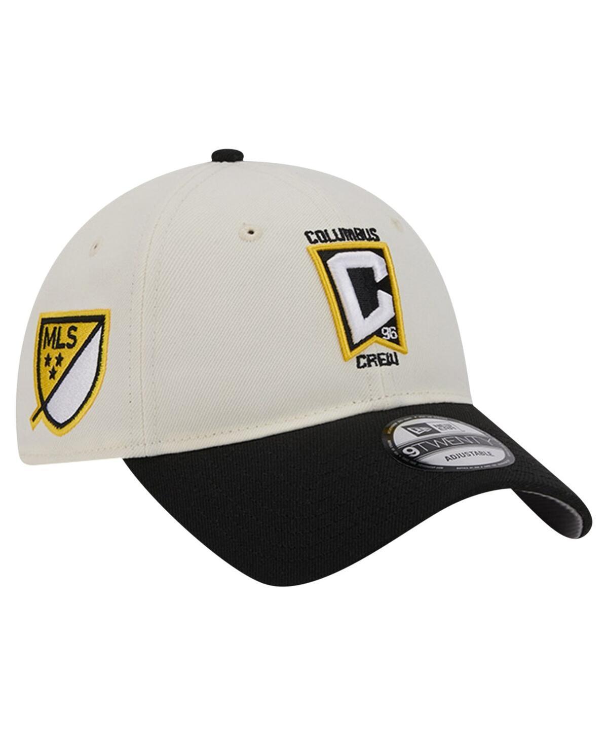 Mens New Era White Columbus Crew 2024 Kick Off Collection 9TWENTY Adjustable Hat Product Image