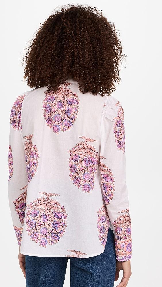 Alix of Bohemia Annabel Fig Flower Shirt | Shopbop Product Image