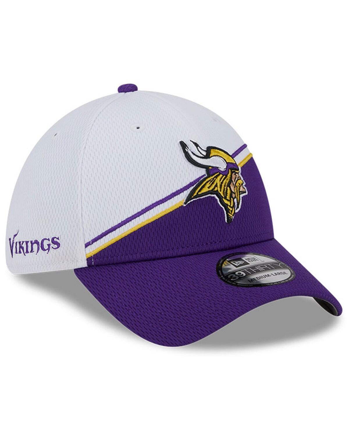 Mens New Era White Minnesota Vikings 2023 Sideline 39THIRTY Flex Hat - White Product Image