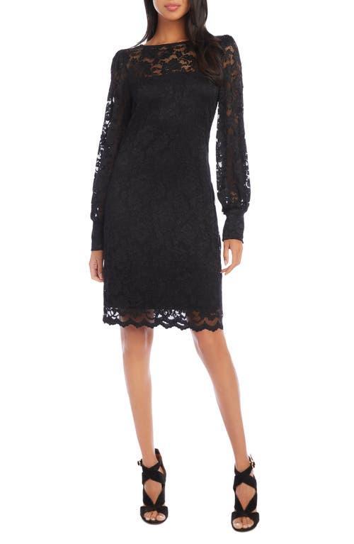 Karen Kane Long Sleeve Lace A-Line Dress Product Image