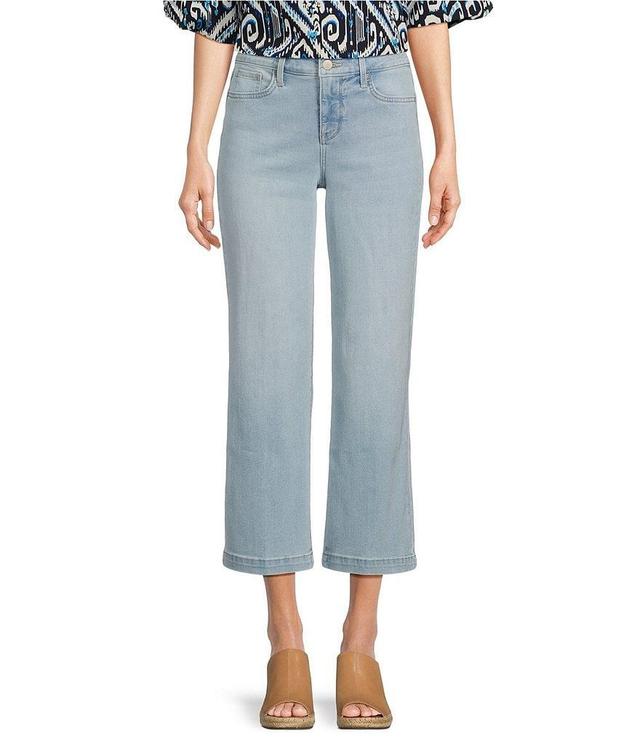 NYDJ Teresa Stretch Denim Wide Leg Ankle Jeans Product Image