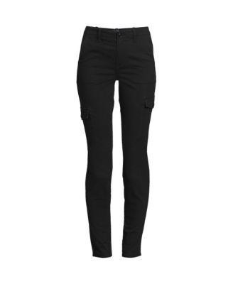 Lands End Womens Mid Rise Slim Cargo Chino Pants Product Image