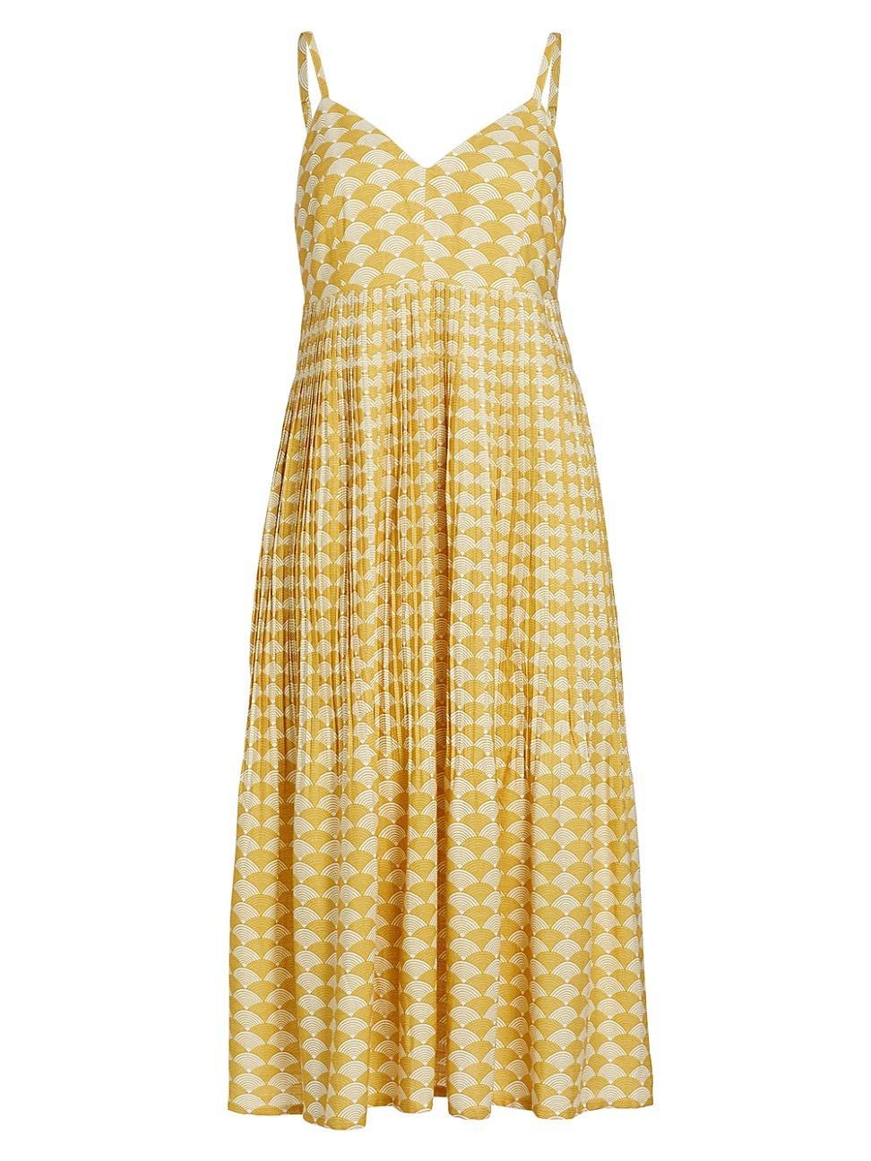 Womens The Jules Printed Fit & Flare Midi-Dress Product Image