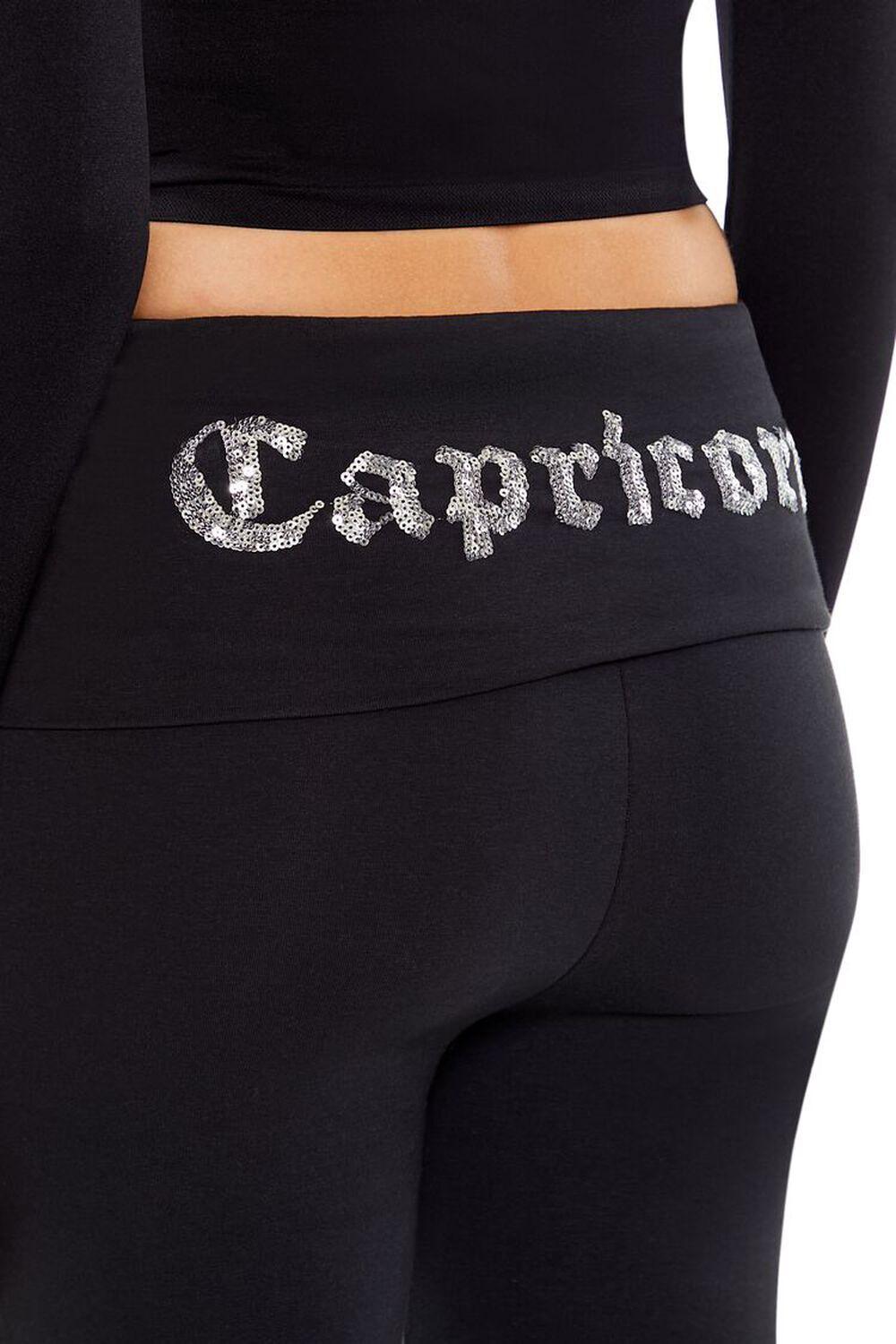 Sequin Capricorn Flare Leggings | Forever 21 Product Image