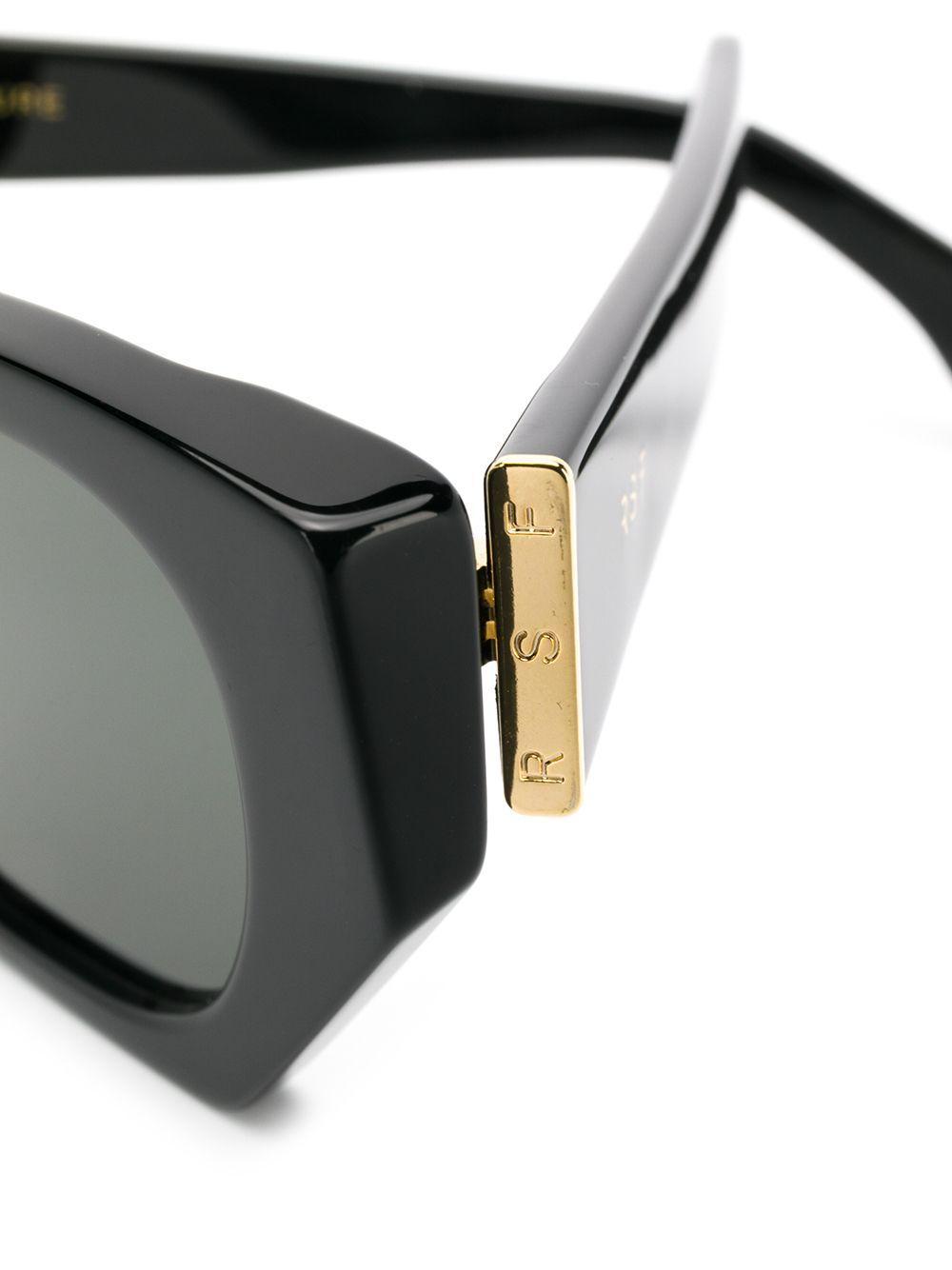 RETROSUPERFUTURE Square-frame Logo-detail Sunglasses In Black Faded Product Image