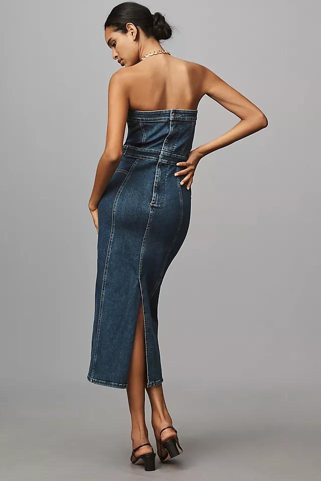 Good American Denim Tube Midi Dress Product Image