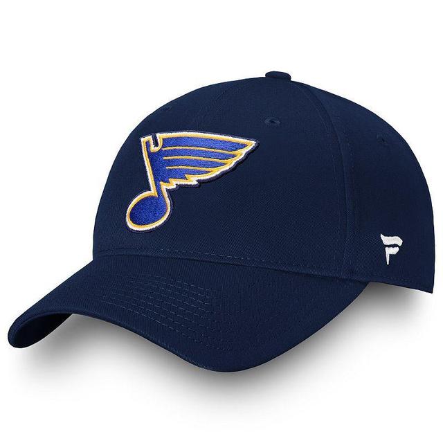 Fanatics Branded Mens Navy St. Louis Blues Core Adjustable Hat Product Image