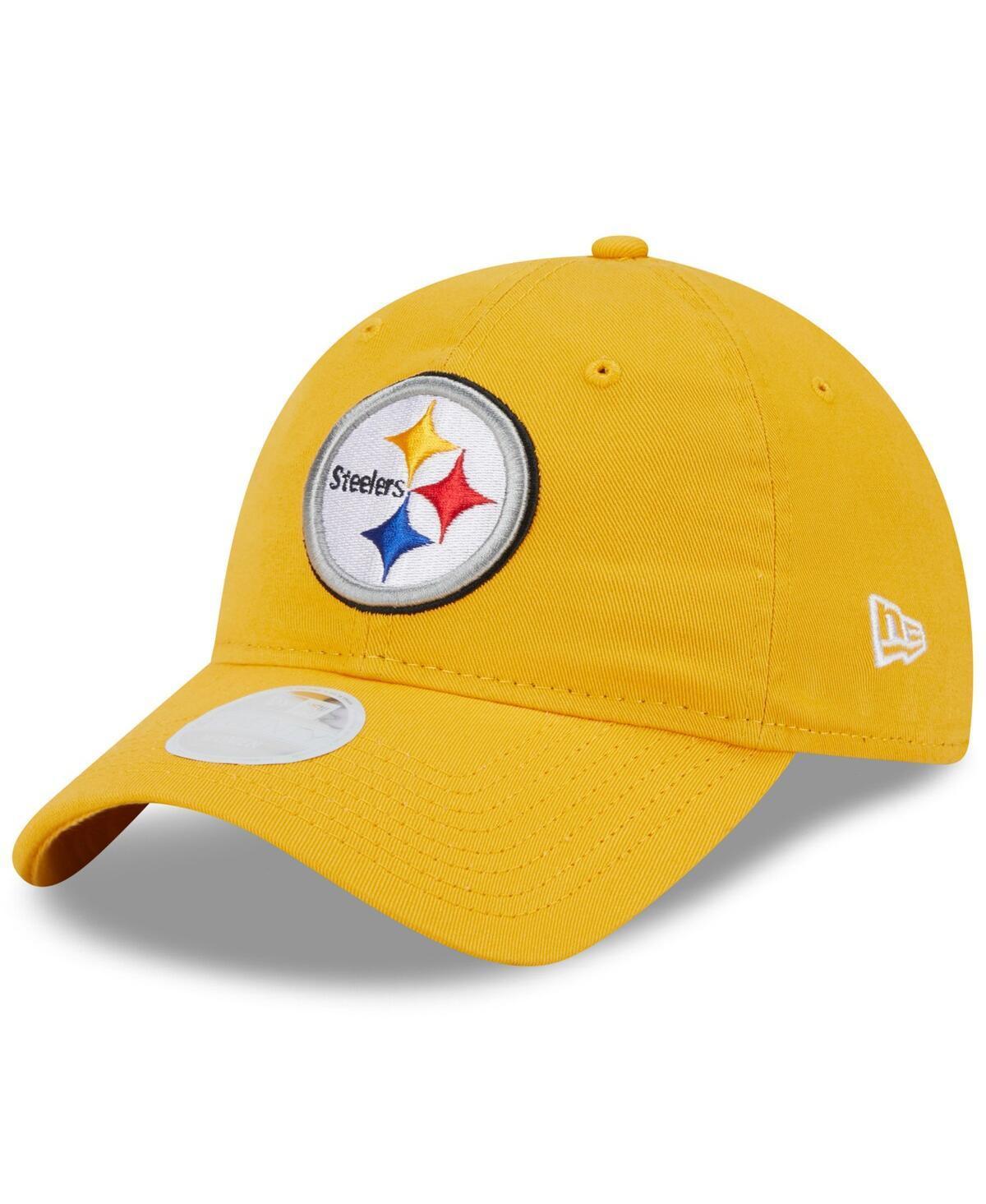 Womens New Era Pittsburgh Steelers Main Core Classic 2.0 9TWENTY Adjustable Hat Product Image