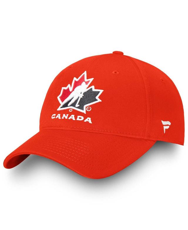 Mens Fanatics Red Hockey Canada Core Adjustable Hat Product Image