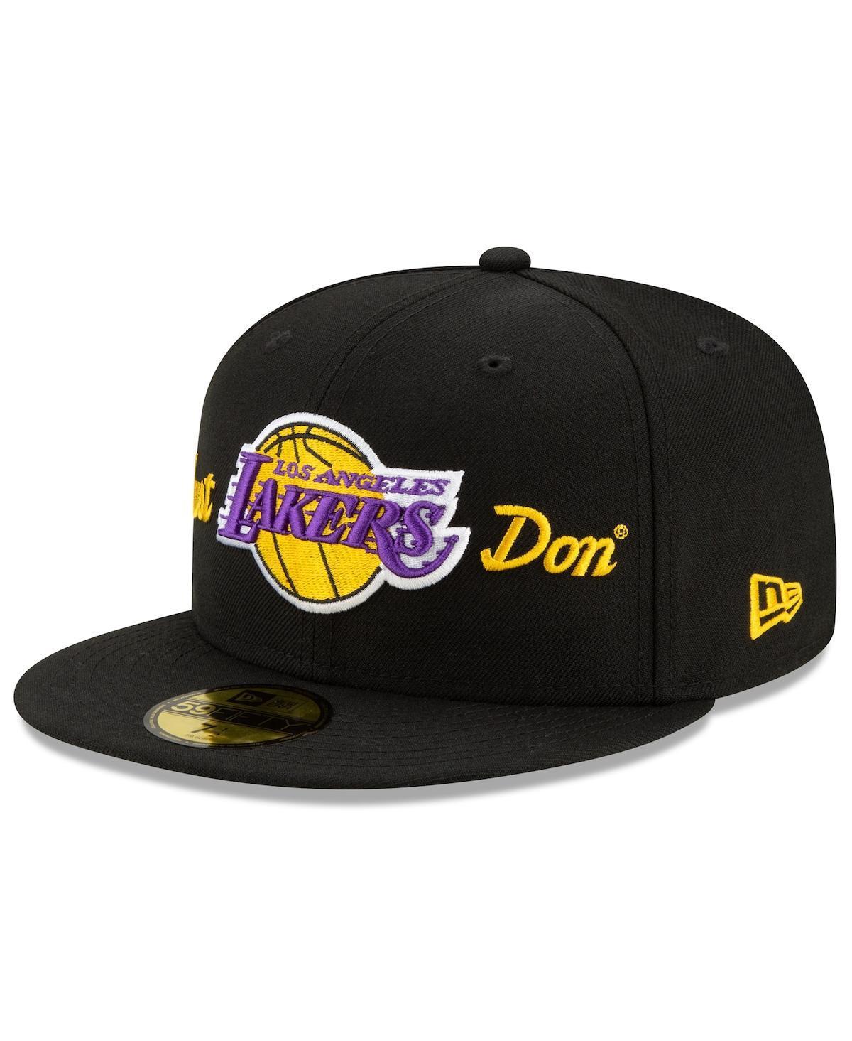 Mens New Era x Just Don Black Los Angeles Lakers 59FIFTY Fitted Hat Product Image