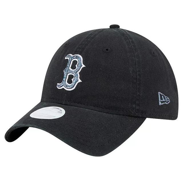 Womens New Era Boston Red Sox Glitz 9TWENTY Adjustable Hat Product Image