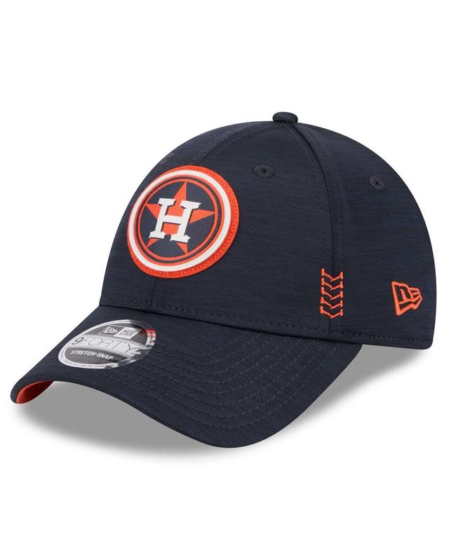 Mens New Era Houston Astros 2024 Clubhouse 9FORTY Adjustable Hat, Blue Product Image