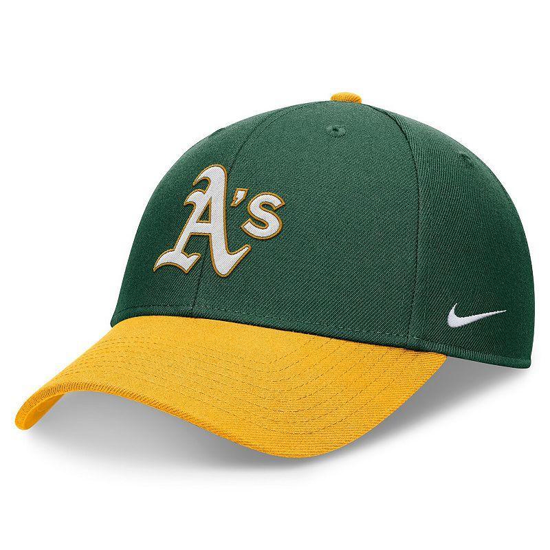 Mens Nike /Gold Oakland Athletics Evergreen Club Performance Adjustable Hat Product Image