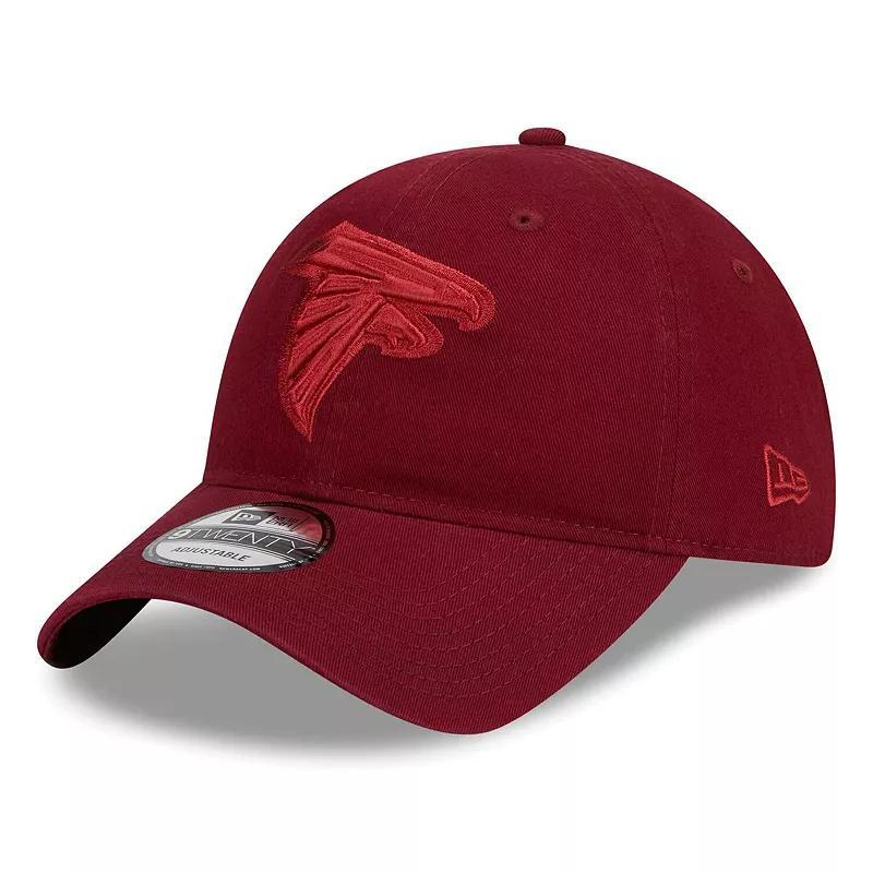 Mens New Era Cardinal Atlanta Falcons Color Pack 9TWENTY Adjustable Hat Product Image