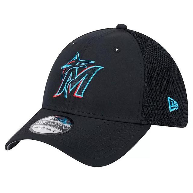 Mens New Era Miami Marlins Team Tone 39THIRTY Flex Hat Product Image