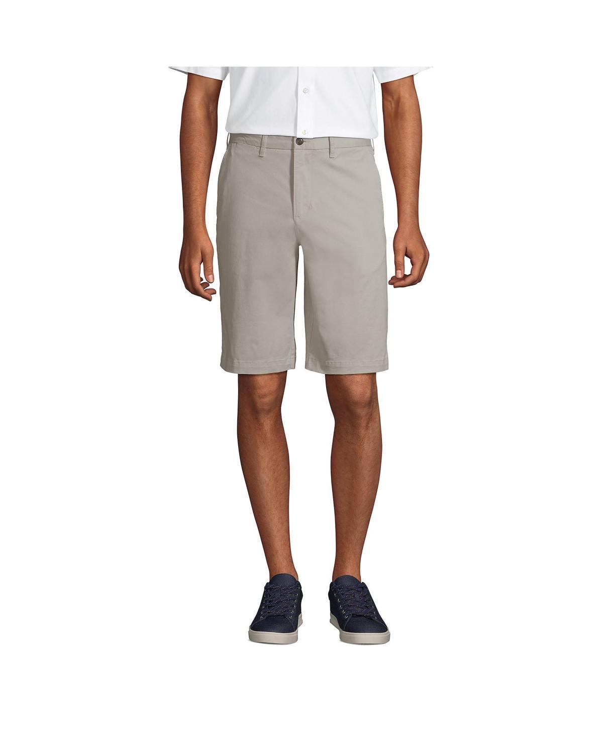 Mens Lands End Traditional-Fit Comfort-First Knockabout 11-inch Chino Shorts Blue Product Image