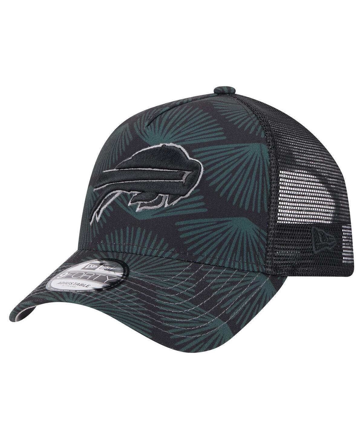 Mens New Era Buffalo Bills Agave Trucker 9FORTY Adjustable Hat Product Image