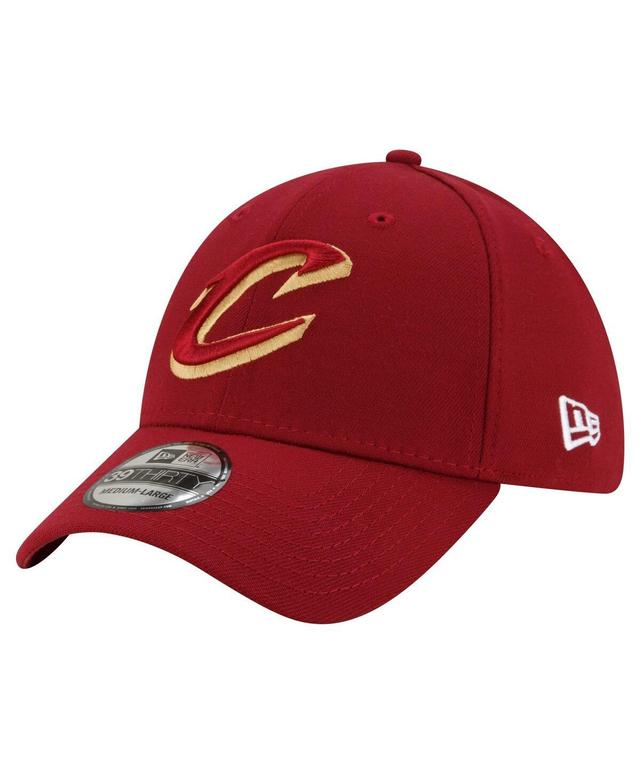 Mens New Era Wine Cleveland Cavaliers Logo 39THIRTY Flex Hat Product Image