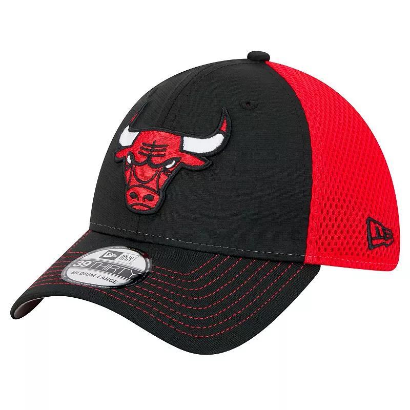 Mens New Era Chicago Bulls Active Tech Neo Flex 39THIRTY Flex Hat Product Image