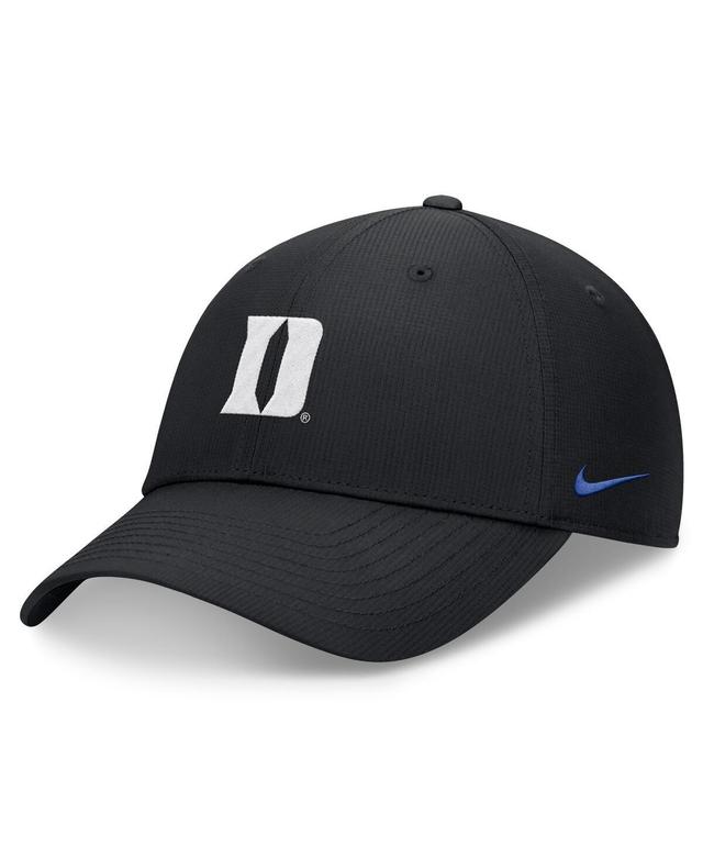 Nike Mens Black Duke Blue Devils 2024 On-Field Performance Adjustable Hat Product Image