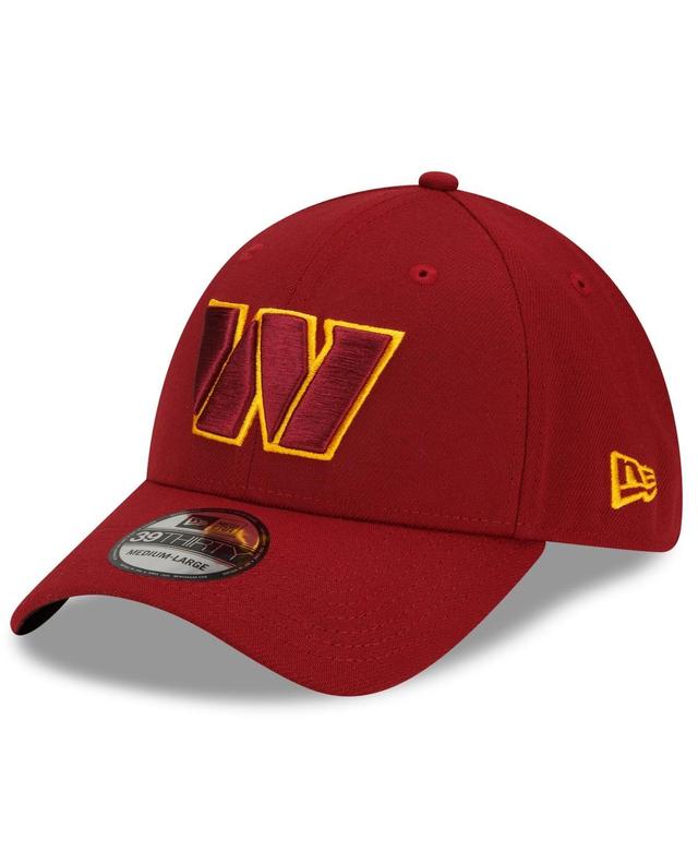 Mens New Era Burgundy Washington Commanders Team Classic 39THIRTY Flex Hat Product Image