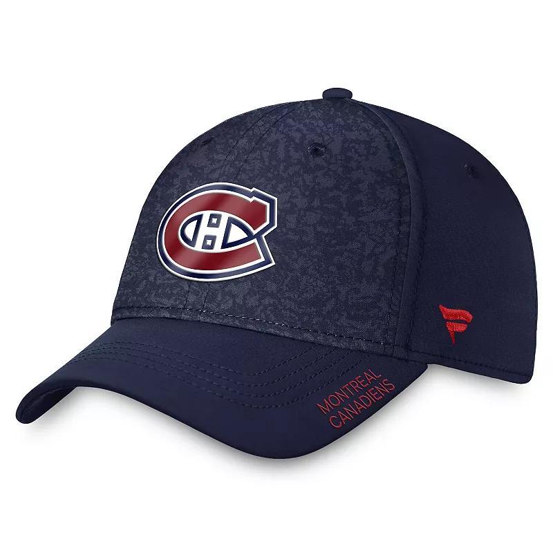 Mens Fanatics Branded Montreal Canadiens Authentic Pro Rink Flex Hat Blue Product Image