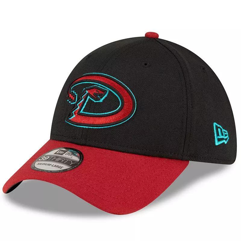 Mens New Era /Red Arizona Diamondbacks Road Team Classic 39THIRTY Flex Hat Product Image