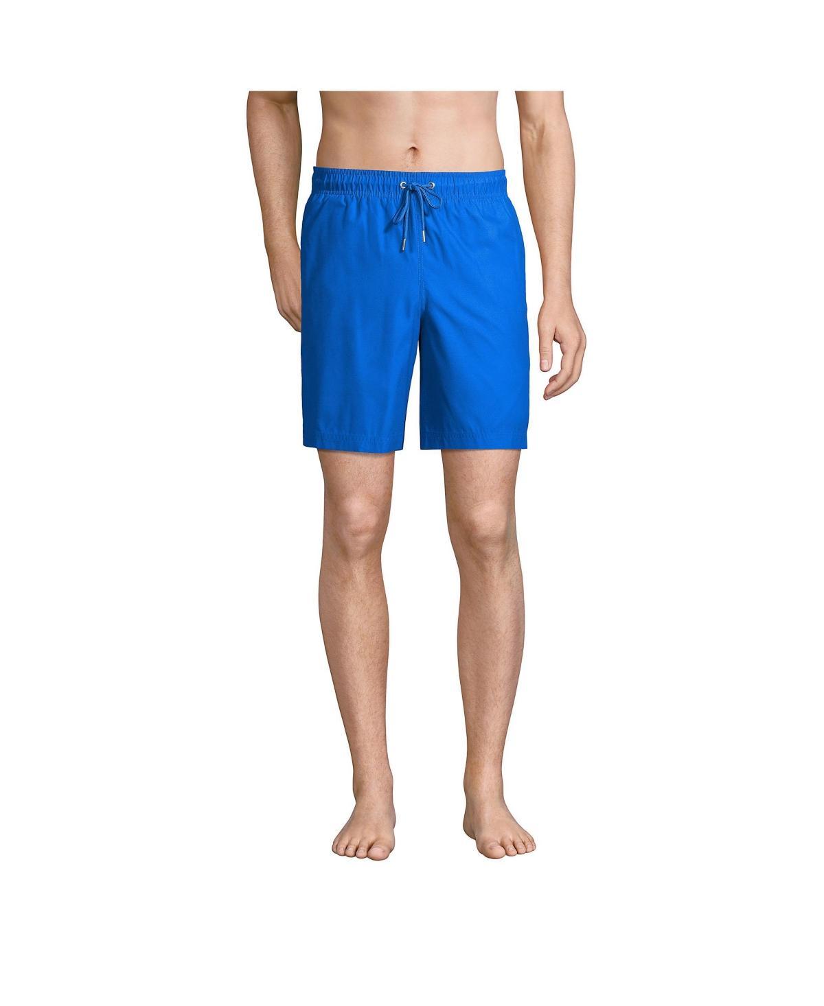 Lands End Mens 8 Solid Volley Swim Trunks Product Image