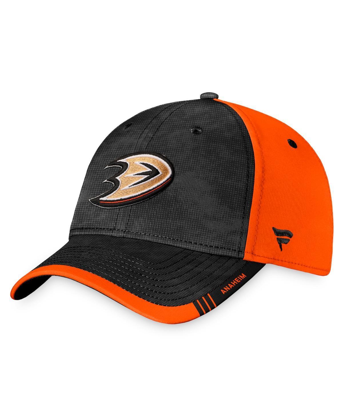 Mens Fanatics Black Anaheim Ducks Authentic Pro Rink Camo Flex Hat - Black Product Image