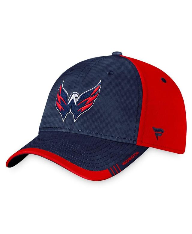 Mens Fanatics Navy Washington Capitals Authentic Pro Rink Camo Flex Hat - Navy Product Image