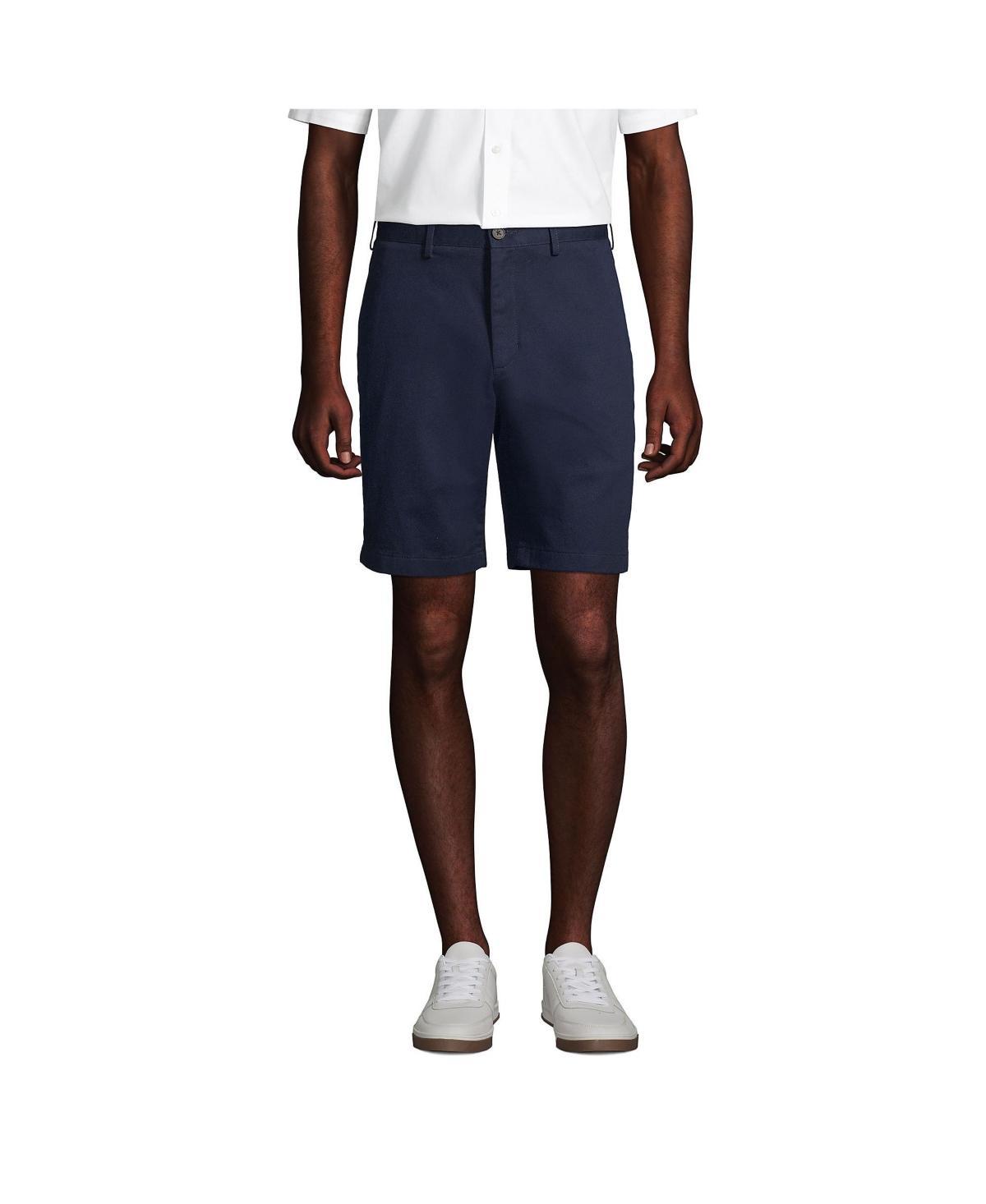 Mens Lands End Classic-Fit 9-inch No-Iron Chino Shorts Product Image