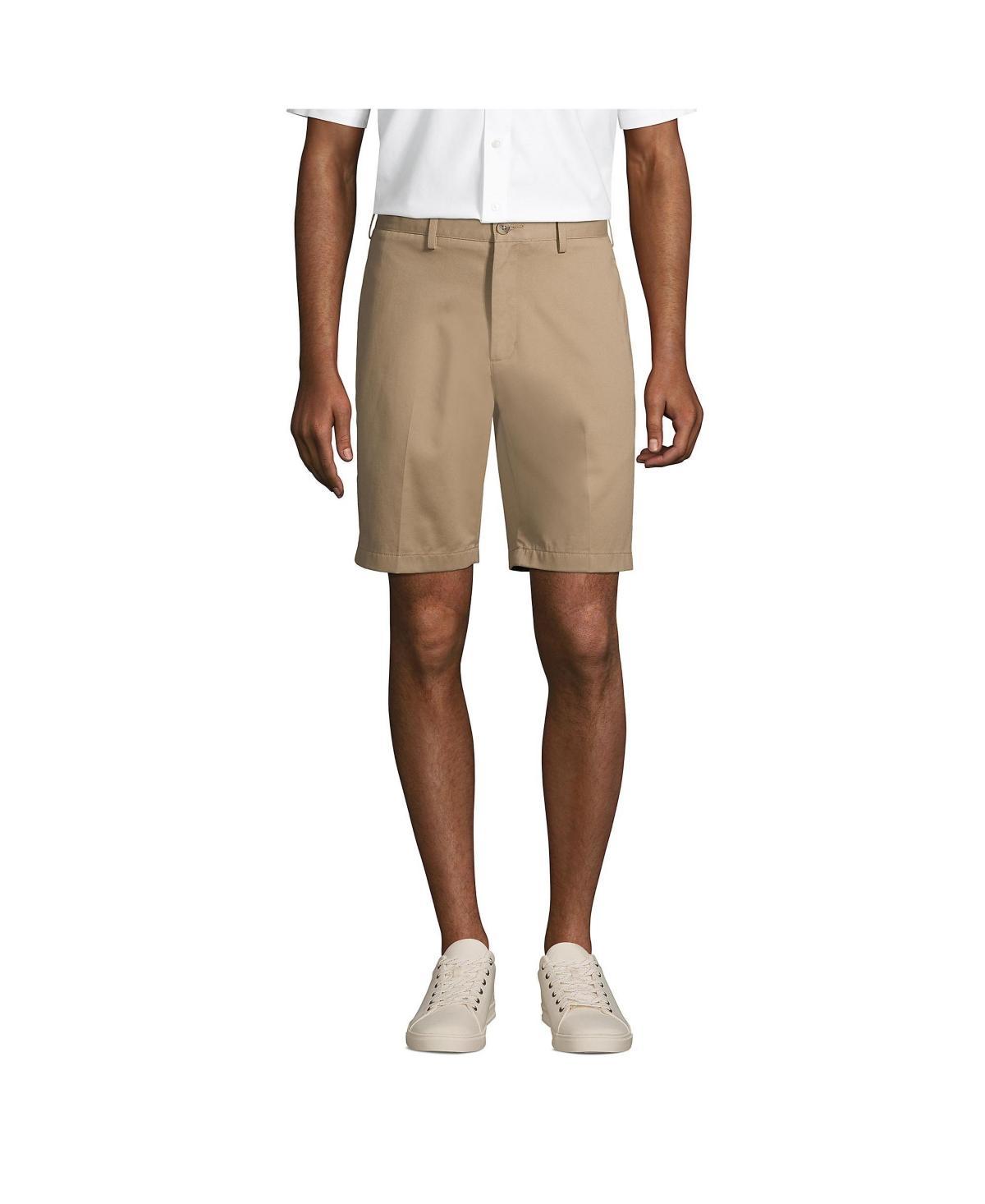 Mens Lands End Classic-Fit 9-inch No-Iron Chino Shorts Product Image