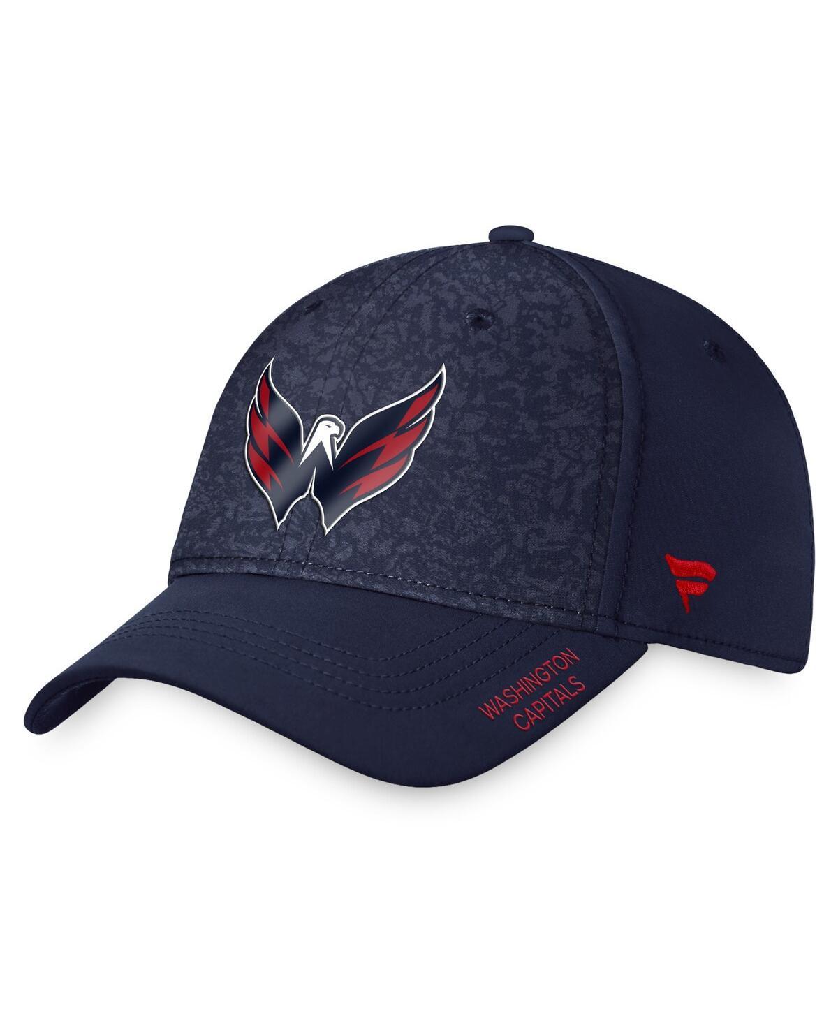 Mens Fanatics Branded Washington Capitals Authentic Pro Rink Flex Hat Blue Product Image