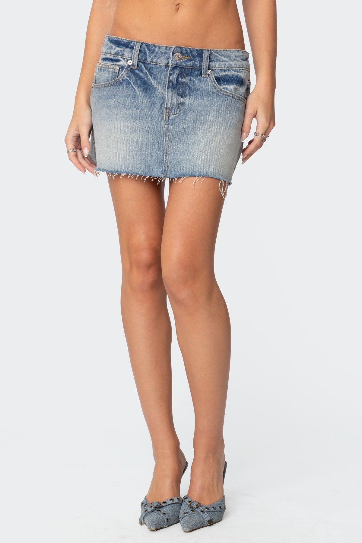 Brantley Denim Mini Skirt Product Image